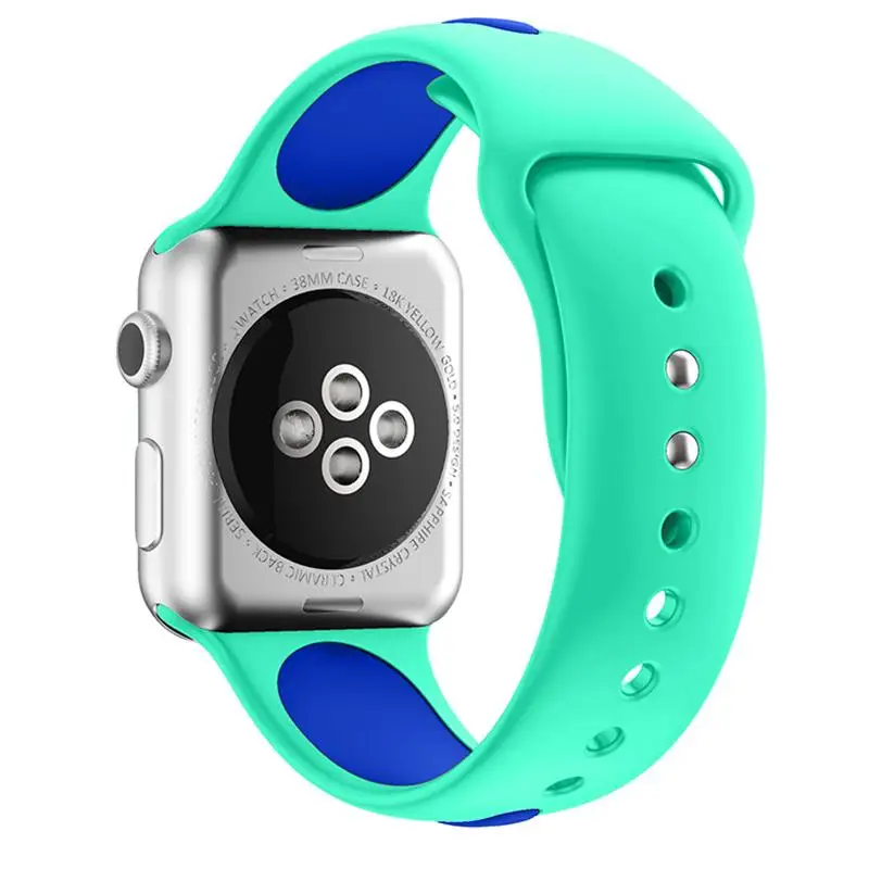Ремешок для часов apple Watch band apple watch 5 4 band 44 мм iwatch band 42 мм correa 38 мм 40 мм силиконовый ремешок для часов pulseira 3