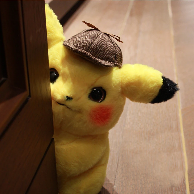 Takara Tomy pokemon 28 см модель Пикачу плюшевая игрушка мягкие куклы фильм аниме игрушки
