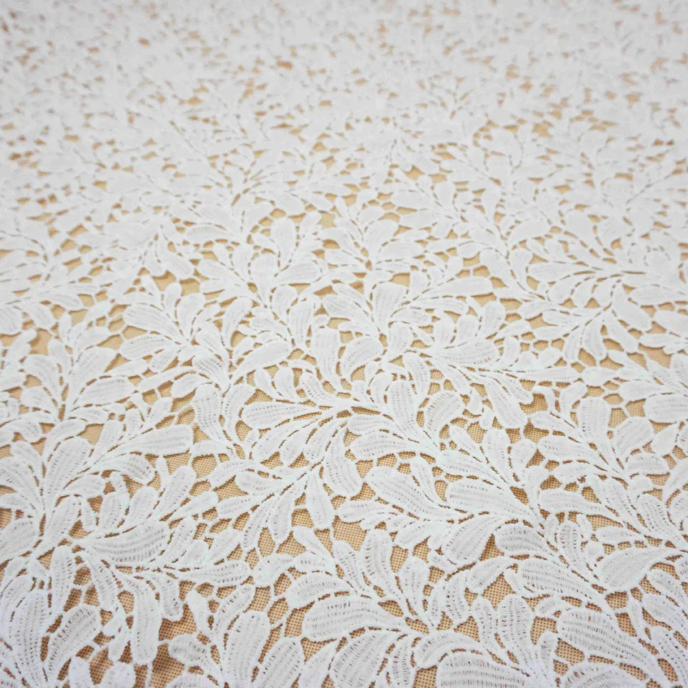 2 ярда белая африканская кружевная ткань 2020 высокое качество гипюр французская