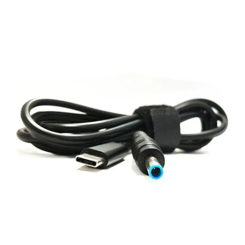 

USB Type-C PD Power Adapter to 4.5x3.0 DC Plug Charging Cable for hp Laptop 781A