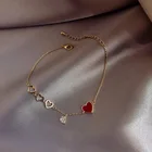 Антиаллергенный серебряный браслет в форме сердца для женщин, модный браслет, вечерние велирные изделия для вечеринок, годовщины sl228