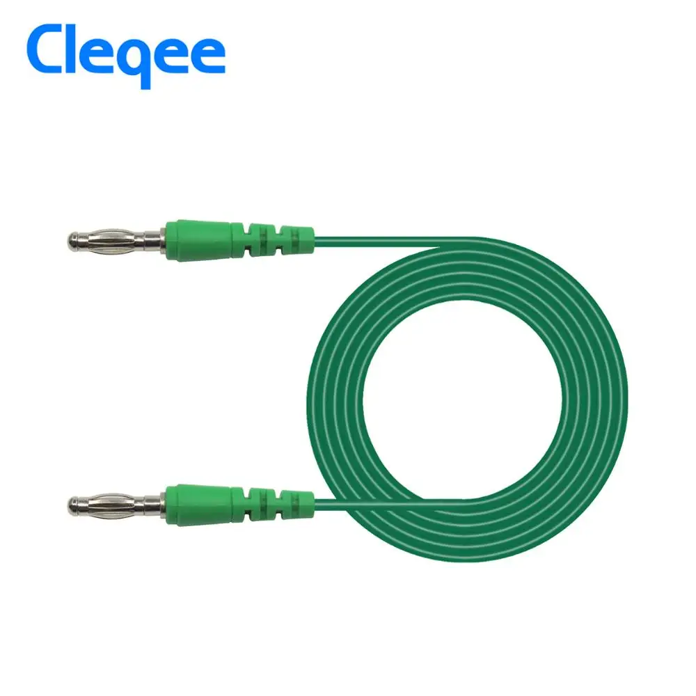 Cleqee P1043 двойной 4 мм банановый штекер испытательный кабель для цифрового