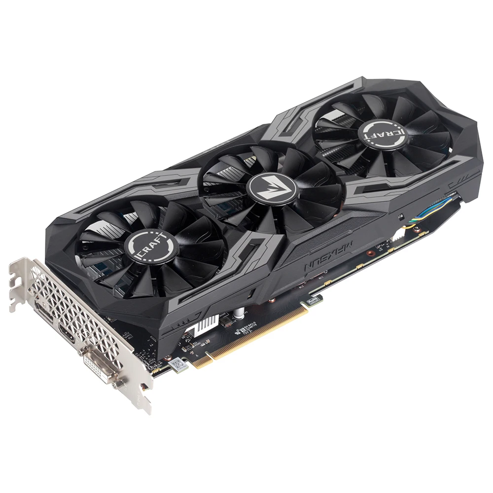 Видеокарта MAXSUN GTX 1660 Super iCraft 6 ГБ GDDR6 GPU игровая 12 нм RGB подсветка 192 бит видеокарта