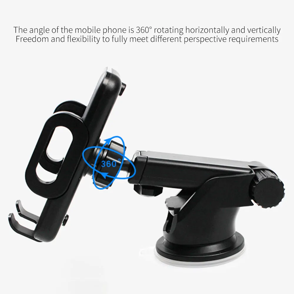 KISSCASE Автомобильный держатель для телефона из углеродного волокна