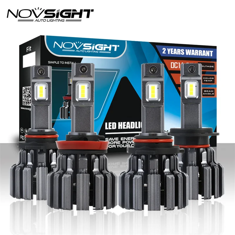 

H7 H4 H11 9006 9005 H8 Car Headlights Bulbs 90W 15000LM Decoder Automobile LED Headlamp Front Lights 6000K 12V 24V