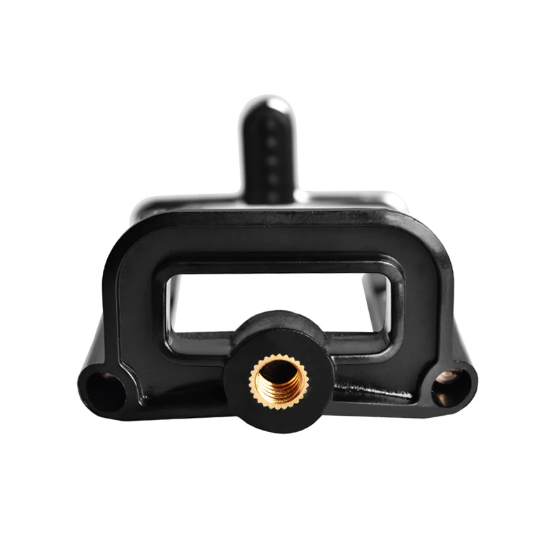 

Adjustable U-groove Black Self-timer Phone Frame Bracket Smart Phone Holder ABS Shell Universal Double Spring Phone Bracket Clip