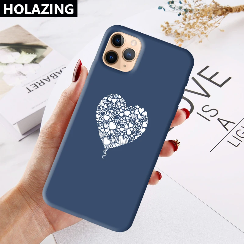 Для iPhone 11 Pro XS Max XR X 8 Plus 7 6S силиконовый чехол следуем за сердцем сладкие яркие