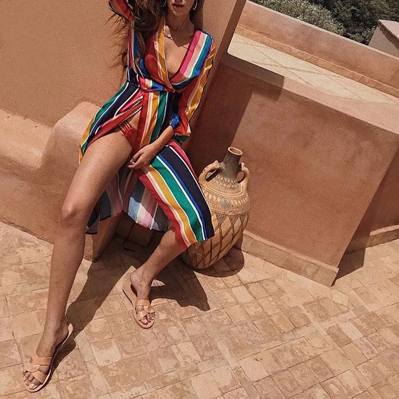 Сандалии женские на плоской подошве кожаные шлепанцы однотонные двухслойные без