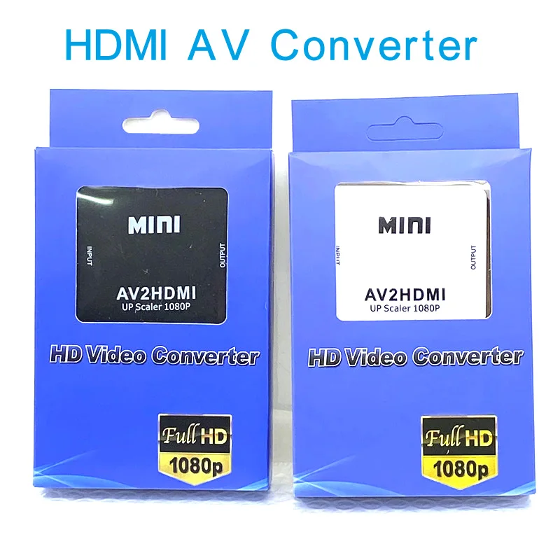 Мини адаптер AV2HDMI AV RCA HDMI Full HD 1080P 60 Гц| |