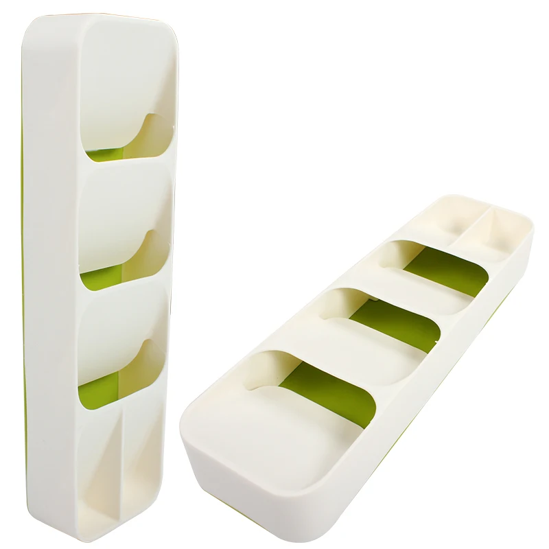 RV White Kitchen Cabinet Drawer Divider Cutlery Plate Chopsticks Spoon Tableware Tool Storage Box Built-in Sorting Grid Rack | Автомобили