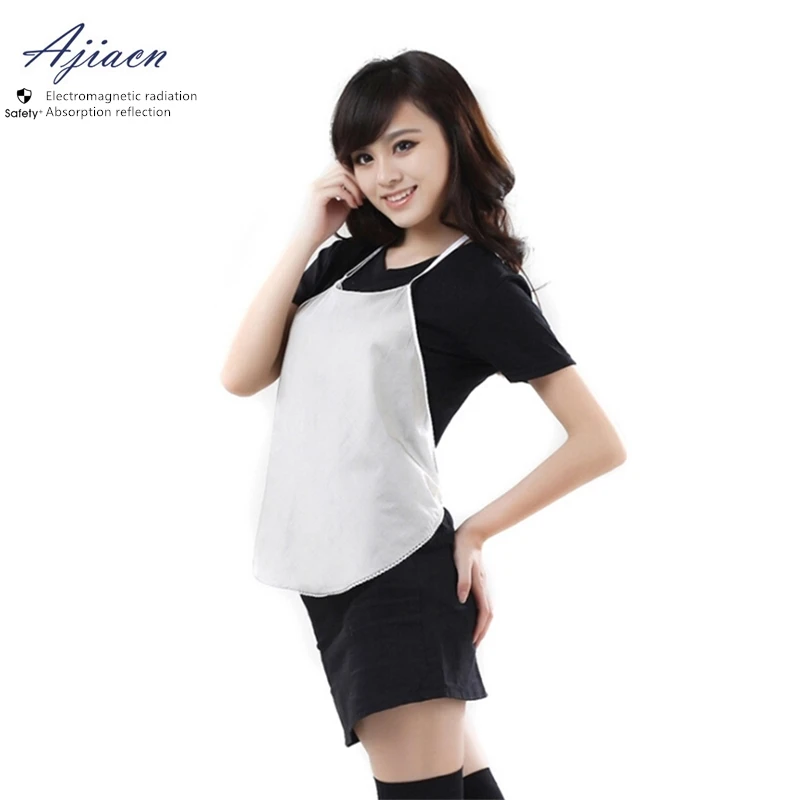 Прямая продажа анти-электромагнитное излучение серебро 50% волоконный фартук go to