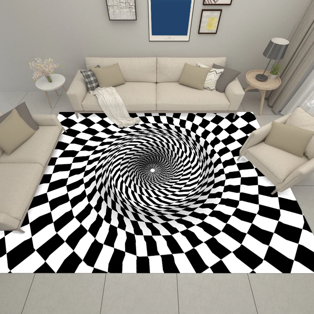 Современный ковер для гостиной спальни декоративный с 3D рисунком домашние