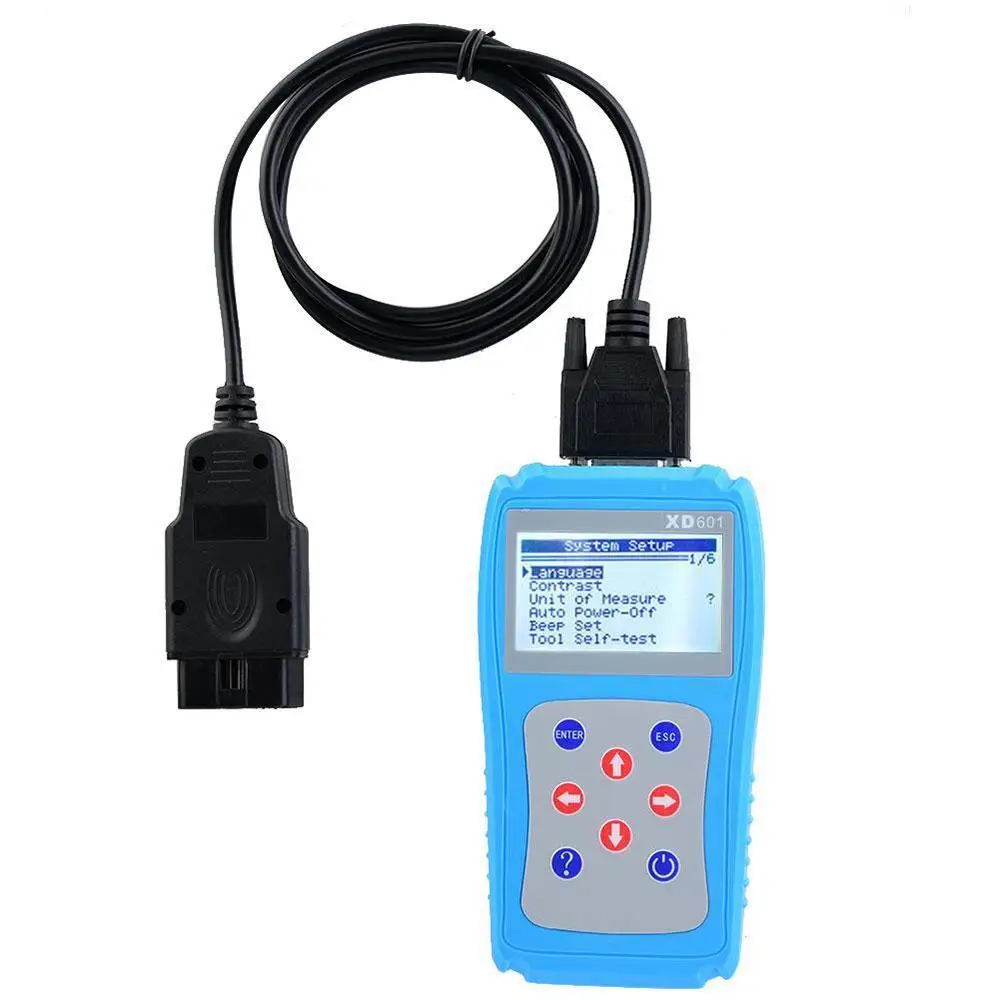 Диагностический сканер XD601 OBDII EOBD автоматический считыватель кодов тестер данных