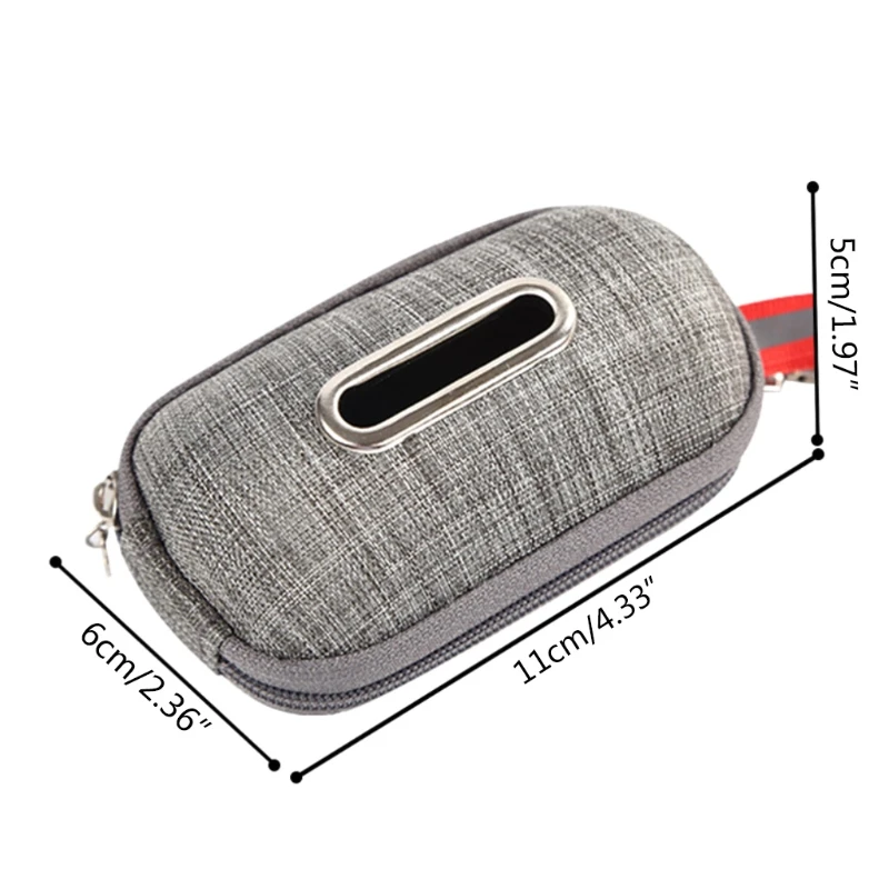 

Portable Pet Dog Poop Bag Dispenser with Rope Cleaning Waste Garbage Box Puppy Pick-Up Bags Holder Pouch Outdoor Supplies