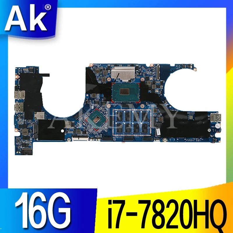 Для For HP Elitebook 1040 G4 Материнская плата ноутбука DA0Y0GMBAG0 L02230 601 001 i7 7820HQ 16G|Материнские