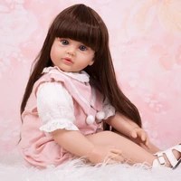 super 24 inch doll original reborn dolls 60 cm lifelike cloth body realistic princess girl baby doll for kid birthday xmas gifts