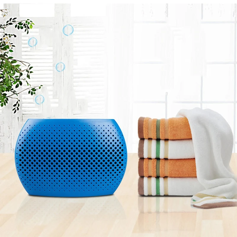 

Rechargeable Mini Dehumidifier Cordless Renewable Air Dehumidifier Absorbing Moisture Practical Air Dryer EU Plug