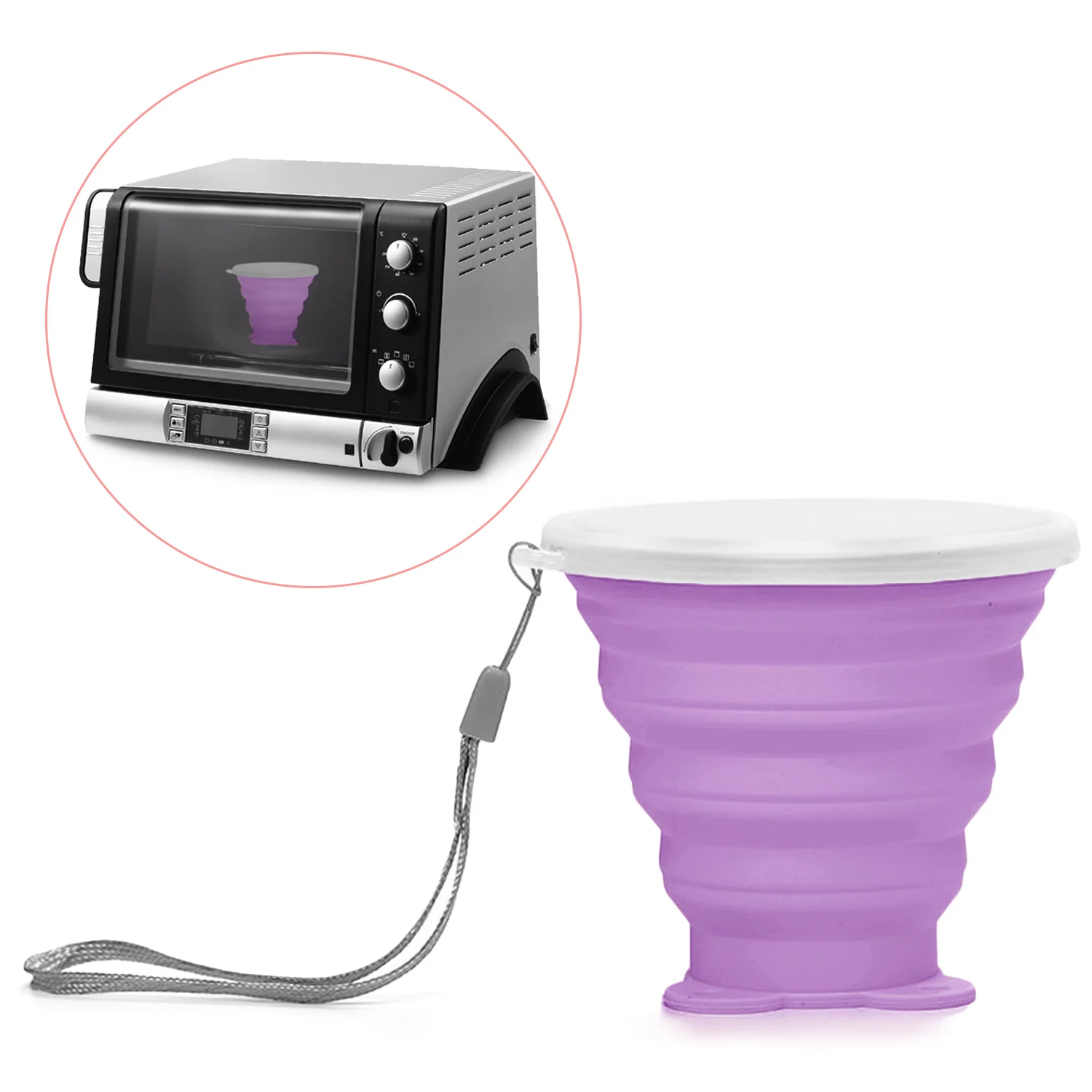 Behogar складные чашки для воды силиконовые выдвижные кофейные чая Питьевая Бутылка