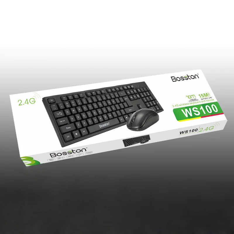 Клавиатура и мышь Bosston беспроводная водонепроницаемая клавиатура 2 4 ГГц с