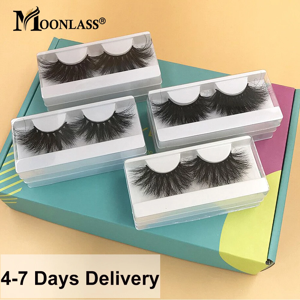 

Fluffy 5D 3D Mink Eyelashes Vendor Cruelty Free Dramatic Natural 5/10/20/30 Pairs 25MM False Lashes Packaging Boxes Bulk Makeup