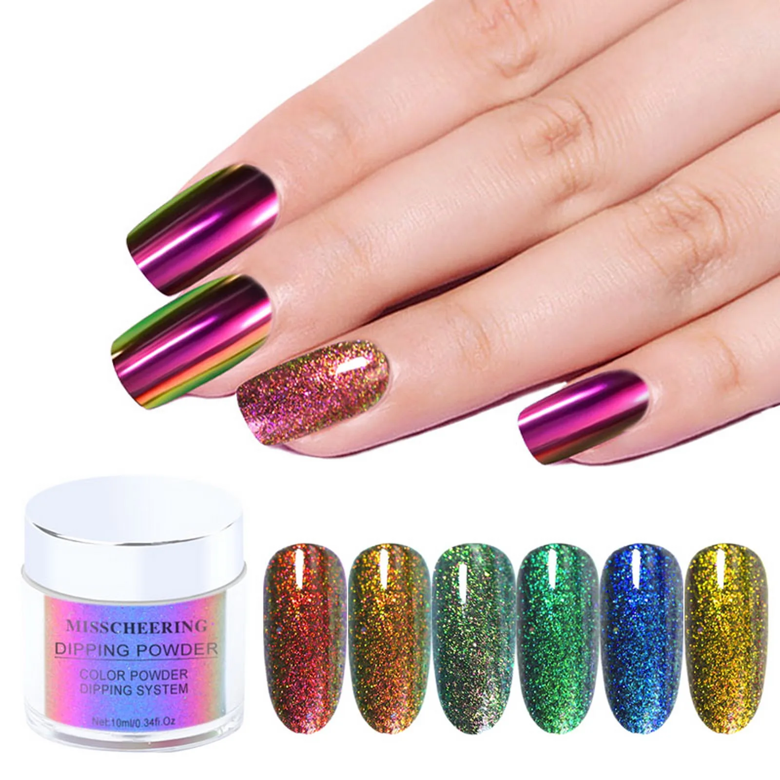 12 цветов 4 в 1 окунивание искусственное покрытие градиентный французский