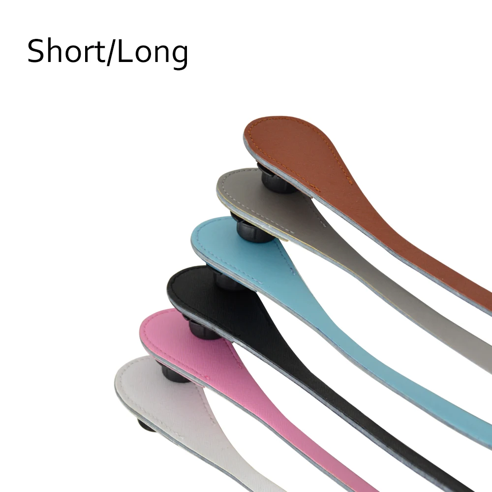 Tanqu Короткие Длинные Экстра тонкие каплевидные ручки из искусственной кожи для