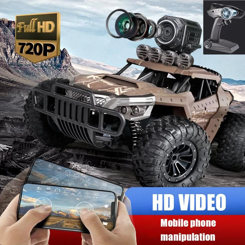 

2.4Ghz 4WD Buggy Rock Crawler Off-Road Vehicle With 480P 720P HD Camera WIFI RealTime Transmission RC Car Speed Swith 3D VR Mode