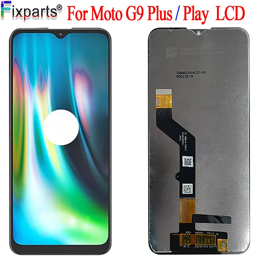 Оригинальный Новый протестированный ЖК экран 6 5 дюйма для Motorola Moto G9 Play сенсорный