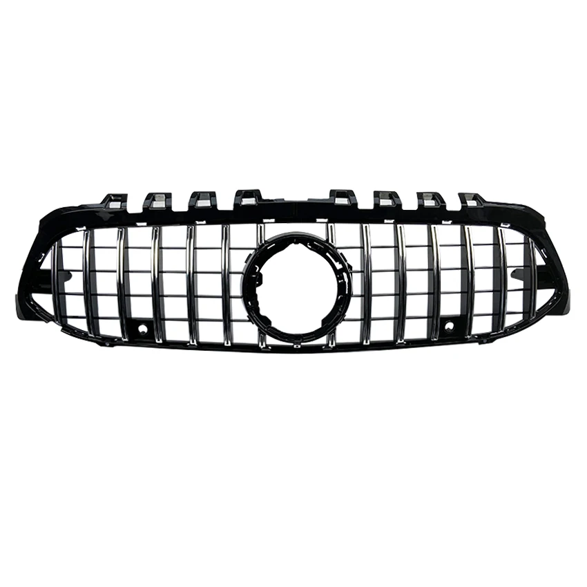 

For Mercedes Benz A Class W177 A180 A200 A220 A35 A45 2019+ AMG GT Front Bumper Vertical Grille Cover Accessories Car Styling