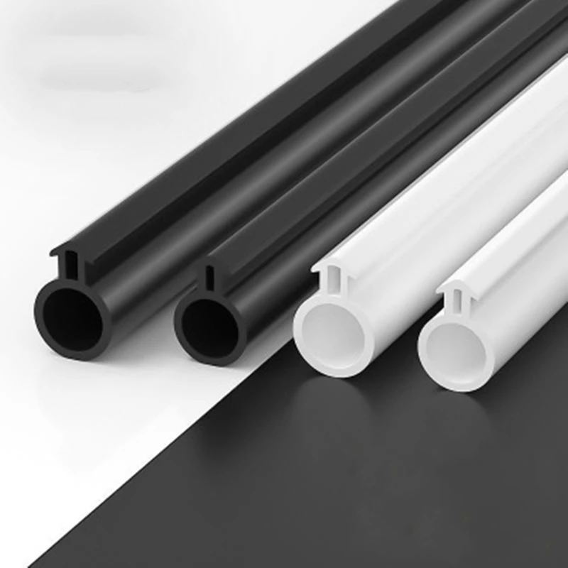 Звукоизоляционные уплотнительные полоски для дверей и окон 6 м пластик силикон