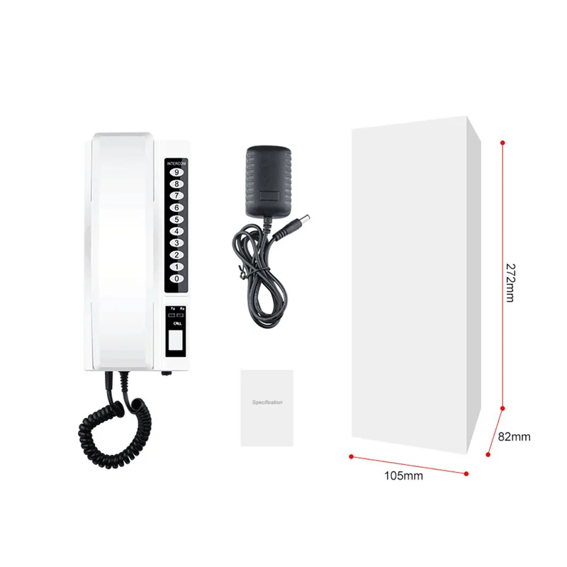 

Wireless Intercom System Secure Interphone Handsets Expandable for Warehouse Office interphone maison home phone voip
