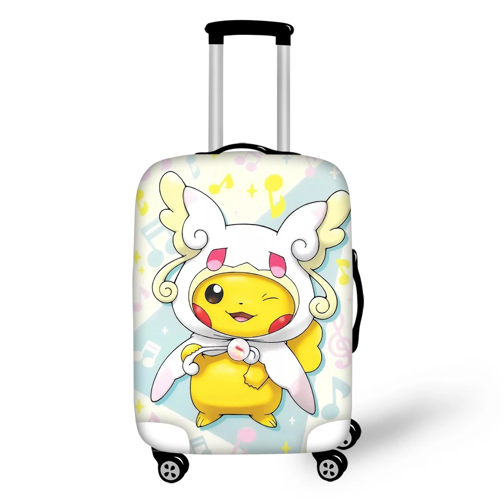 CDWX4447LMS HaoYun эластичный чехол для чемодана защитный дизайн Pokemon Пыленепроницаемый Чехол для багажа каваи Пикачу защитные аксессуары для багажа - Цвет: CDWX4447LMS