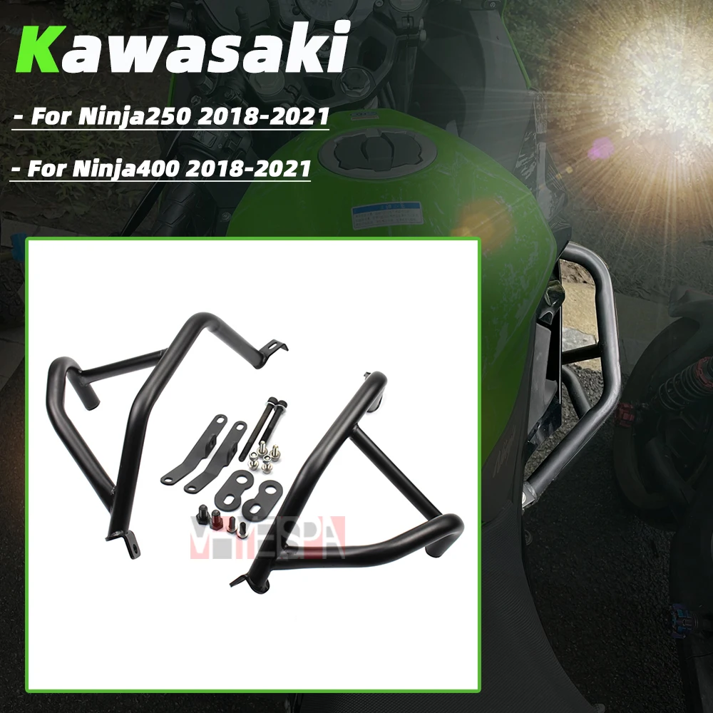 

Engine Guard Bar For Kawasaki Ninja 400 250 2018 2019 2020 2021, Ninja250 Z400 Motorcycle Accessories