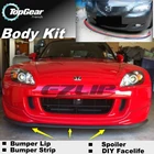 Для HONDA S2000 AP1 AP2 S 2000 бампер губыВерхняя передача передний спойлер для тюнинга автомобиляTop Gear обвес + юбка в полоску