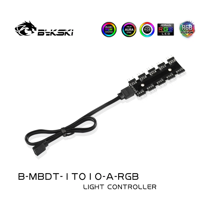 Bykski RGB концентратор от 1 года до 10 Каналы светильник ing сплиттер материнская плата