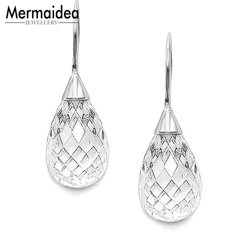 Серьги в виде лебедя с белыми каплями воды новинка 2020 модные ювелирные изделия