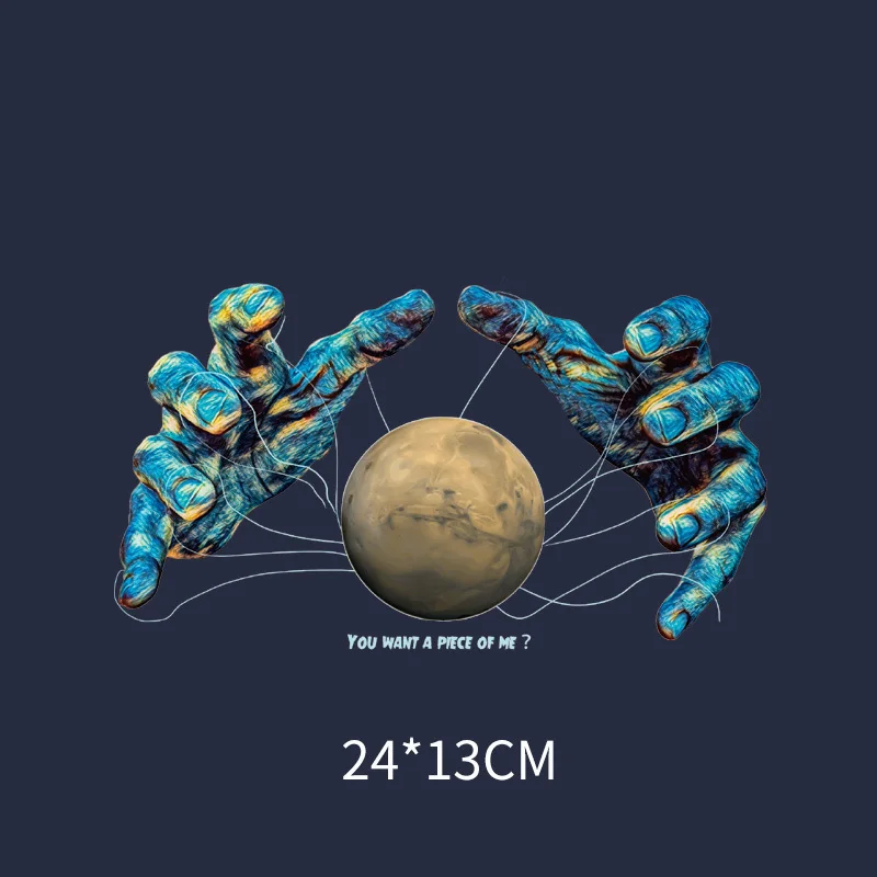 Декоративная футболка в стиле панк с изображением черепа Термотрансферная