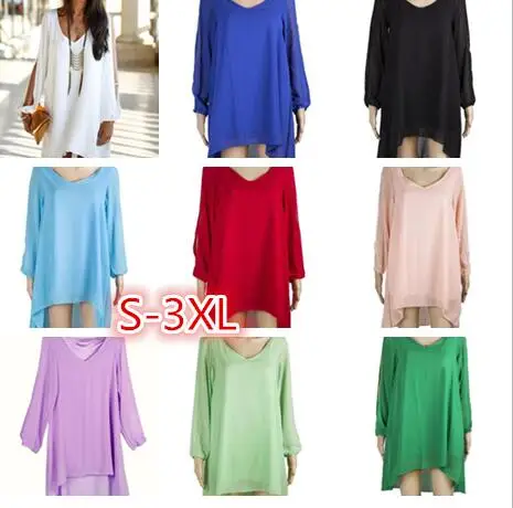 Объемное Платье-туника женское сексуальное платье с v-образным воротом длинные