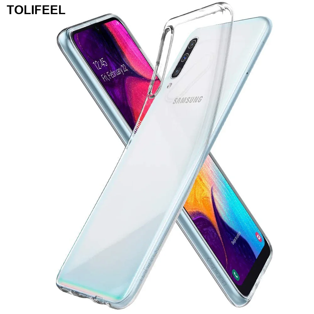 Мягкий силиконовый чехол для Samsung Galaxy A20 A30 A50 A30S A50S прозрачный чехол-бампер из ТПУ