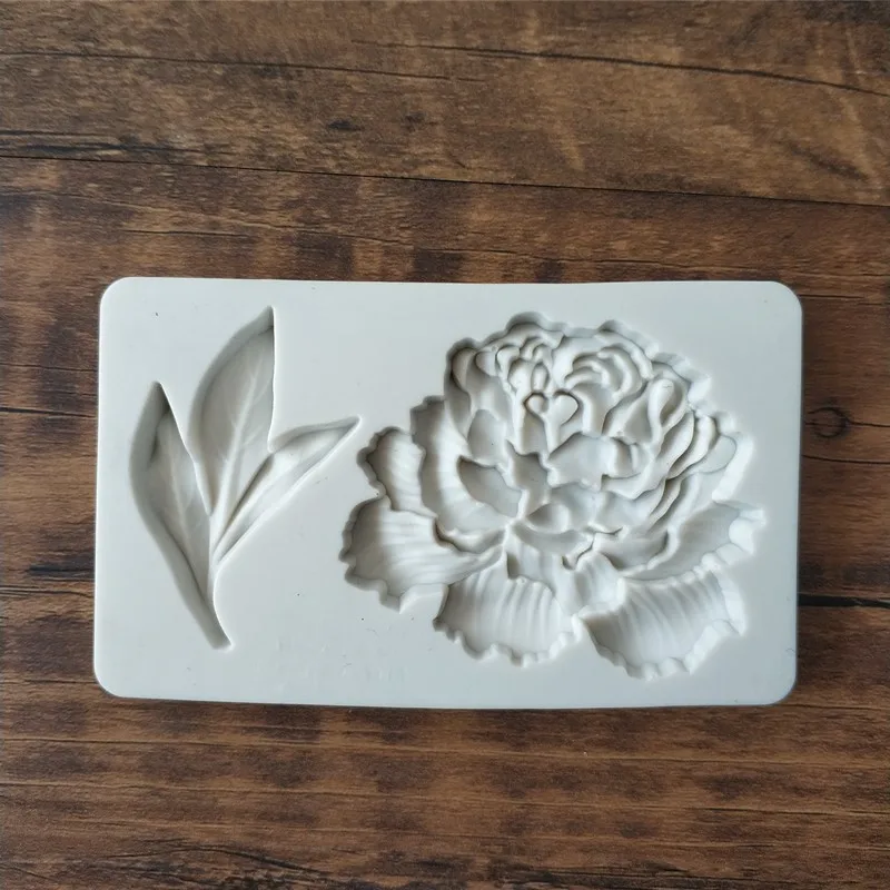 

DIY Peony Flower Silicone Mould Sugarcraft Cake Decorating Tool Chocolate Pastry Christmas Kitchen Baking Accessories