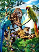 full round with ab drill diamond painting kits leopard craft 5d diy embroidery bird animal stitch mosaic wall decor gift art