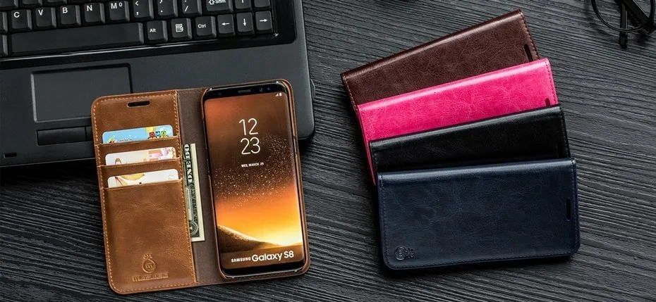 Musubo Роскошный деловой чехол для samsung Galaxy S10 S10+ S10e, чехол из натуральной кожи с откидной крышкой s, чехол для S9 Plus, S8, S7, Funda, Coque Capa