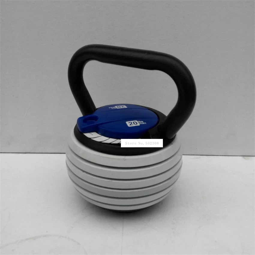 

YEJ-002 20 Pounds Cast Iron Kettle Bell Adjustable Weight Competitive Kettlebell Exercise Body Shaping Indoor Fitness Equipment