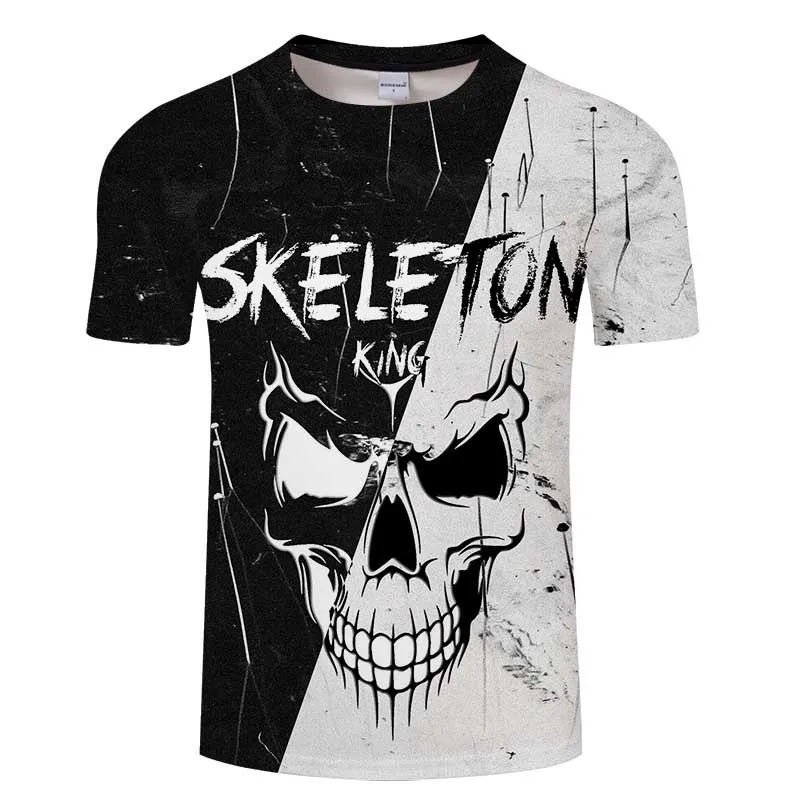

Men's popular casual 3D digital printed short sleeve T-shirt fashion trend sports 3D printed T-shirt xs-6xl
