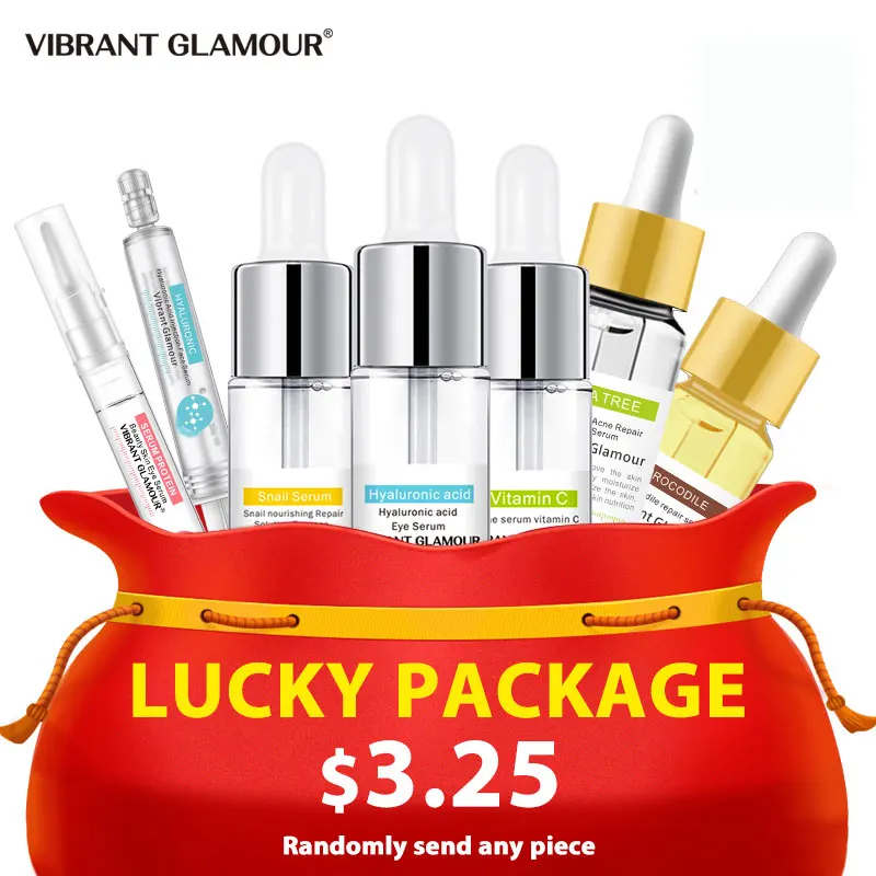 Яркий гламурный счастливый пакет Сыворотка для лица 1 шт. увлажняющее