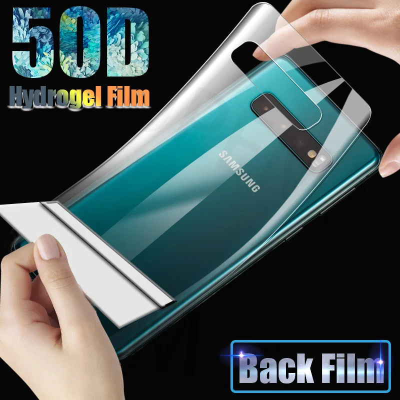 Гидрогелевая пленка 50D для Samsung Galaxy S10 S9 S8 Plus защитная экрана S20 Ultra Note 10 S E 20 9 8 не