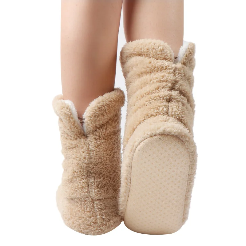 Slippers Home Women Winter Fluffy Furry Flip Flops Women's Slippers Fur Slides Woman Plush Indoor Shoes Zapatos De Mujer