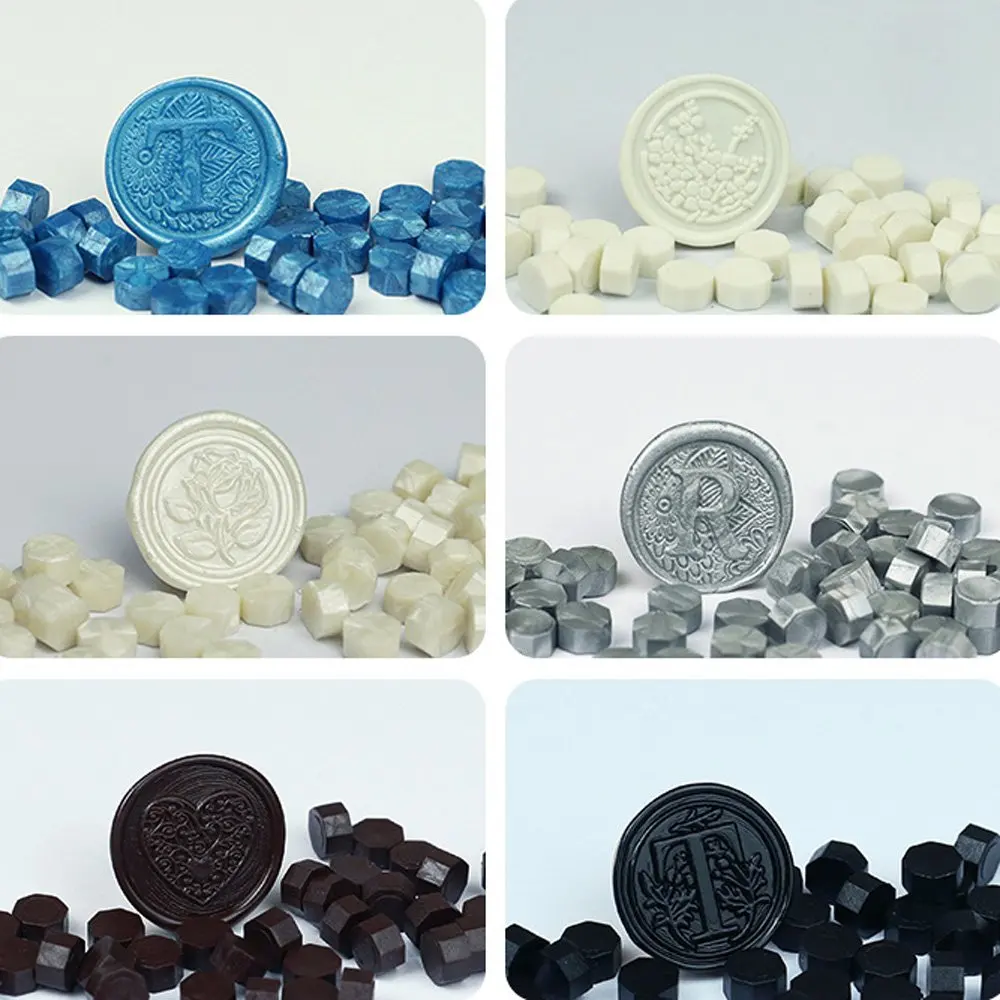 

100Pcs/Lot Retro Stamping Wax Seal Stamps Sealing Wax Beads for Envelope Documents Wedding Birthday Party