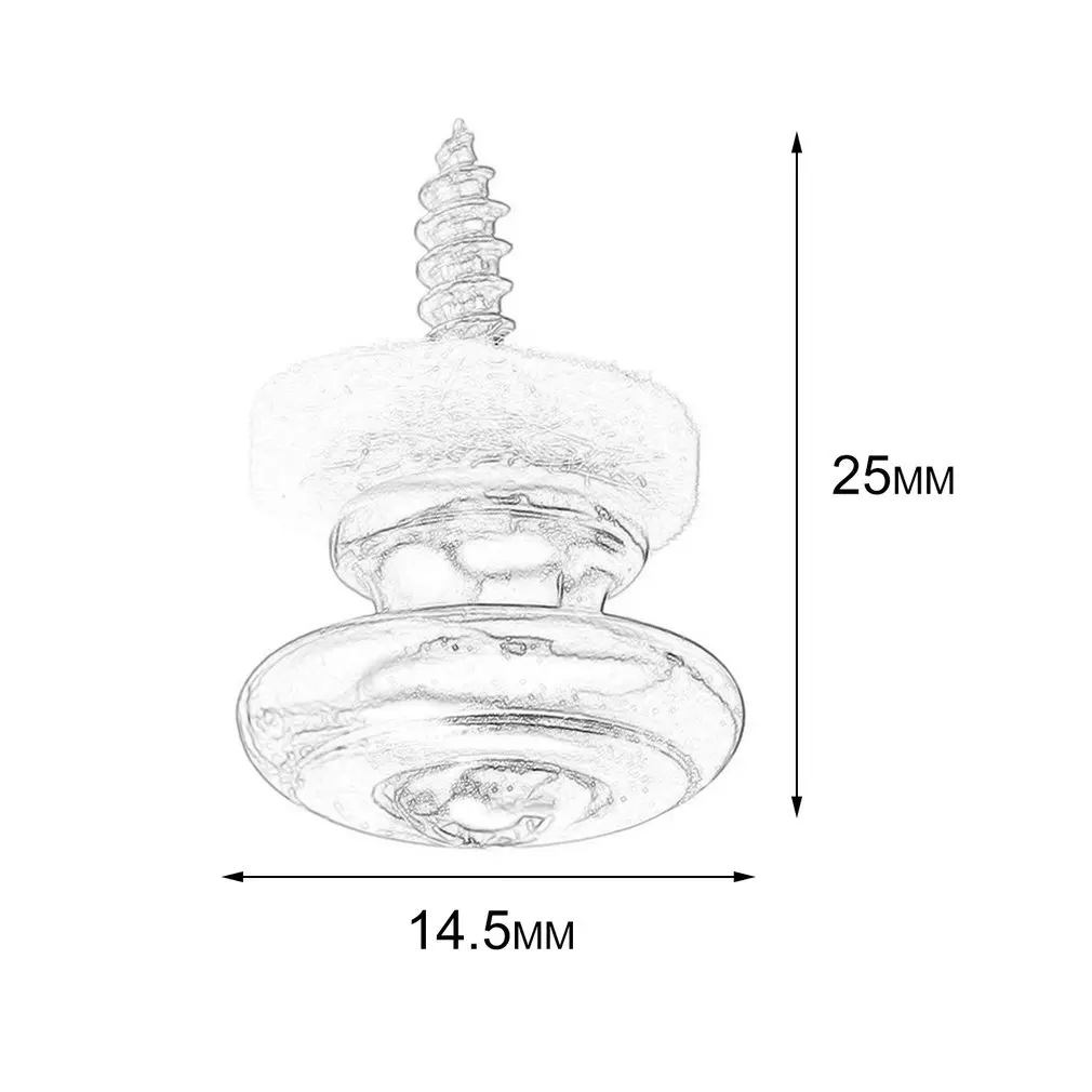 

2 Pcs/Pair Guitar Strap Buttons with Mushroom Head Guitar Parts Accessories for Electric Acoustic Guitar Bass Belt Buckle