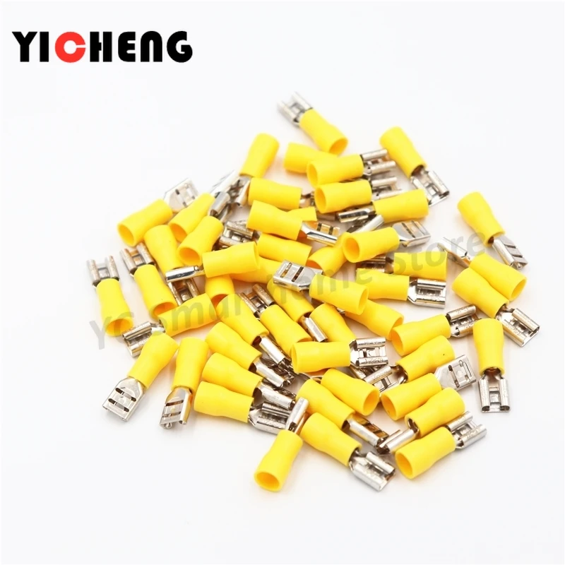 Мужские и женские стыковые изолированные клеммы штепсельная вилка пружинный